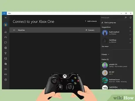 Step 5 连接Windows 10电脑和Xbox One主机。