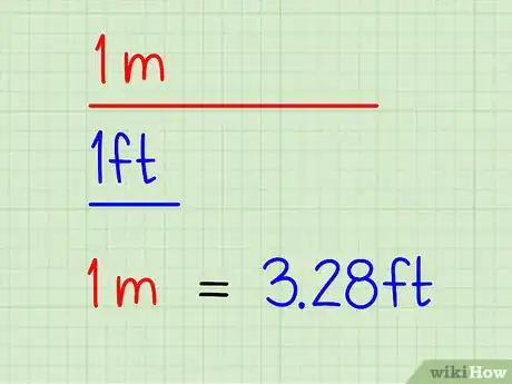 Step 1 要知道1米等于3.28英尺。