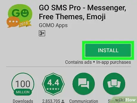 Step 1 在安卓上安装GO SMS Pro。