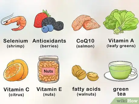 Step 3 多吃富含抗氧化剂、维生素和其它营养成分的食物。