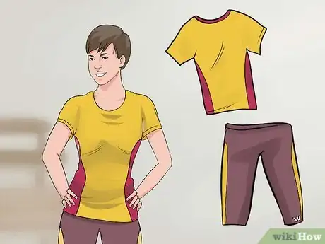 Step 1 穿上正确的衣服。