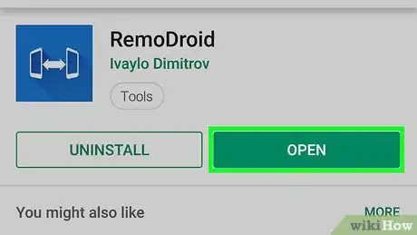 Step 3 在两个安卓设备打开“RemoDroid”程序。