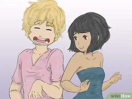 Step 1 触碰他的身体。