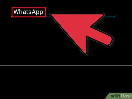 Step 2 搜索WhatsApp程序。