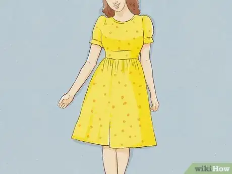 Step 7 高个子女生都能穿任何长度的连衣裙或裙子，只是穿的时候要注意裙摆的长度。