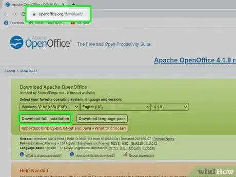 Step 1 从OpenOffice Calc下载OpenOffice。...