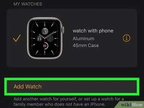 Step 1 通过蓝牙把Apple Watch与iPhone相连。