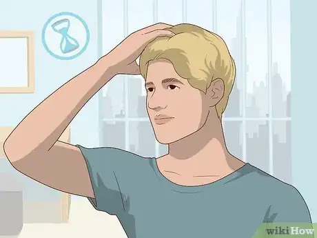 Step 4 让头发干透。