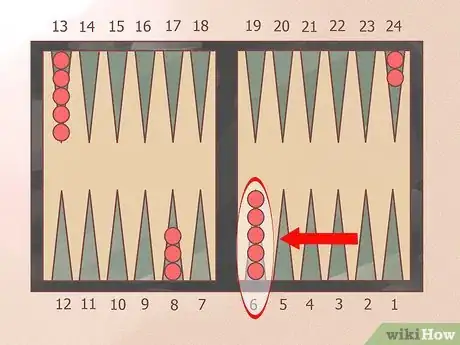 Step 6 最后5颗棋子放到6号三角形。