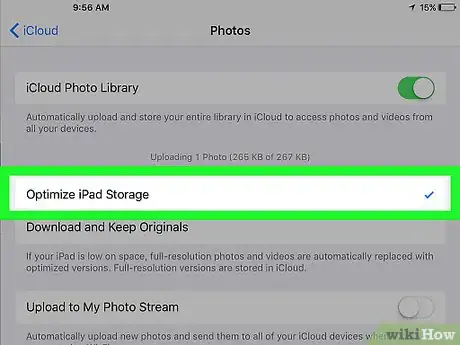 Step 3 点击“iCloud”，然后选择“照片”。