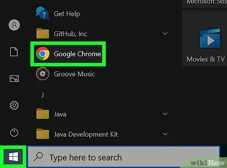 Step 1 在Windows电脑上打开Google Chrome icon。