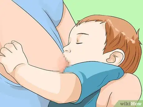 Step 3 给婴儿喂母乳。