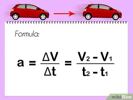 Step 2 利用公式： 加速度 (a) = 速度变化(Δv) / 时间间隔(Δt) = (v2 - v1) / (t1 - t2)。