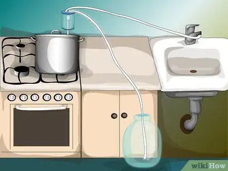 Step 7 连接水源，来输入冷却液。