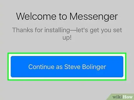 Step 11 重新登录Messenger。