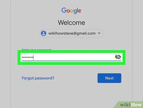 Step 4 输入你的Gmail帐号密码。