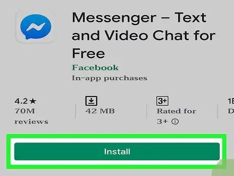 Step 3 安装Facebook开发的Messenger应用。