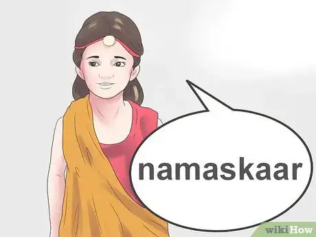 Step 1 用孟加拉语问好：孟加拉语的问好是“namaskaar”。