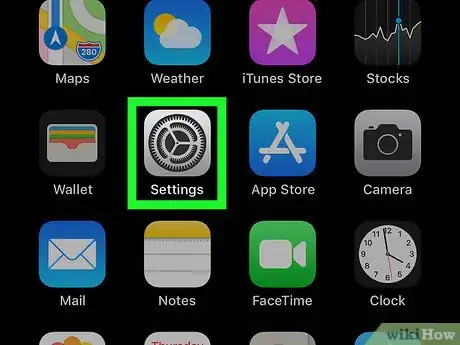 Step 1 打开iPhone或iPad上的icon“设置”应用。
