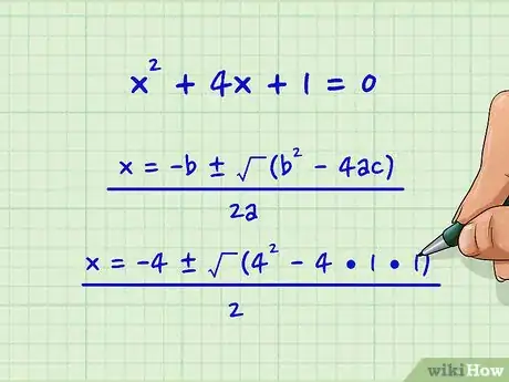 Step 1 将对应量代入本方程：x = -b...