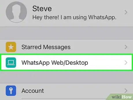 Step 4 点击网页版/桌面版WhatsApp。