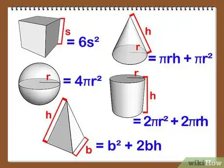 Step 2 了解基本3D形状的面积计算公式。