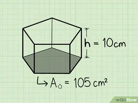 Step 3 找出棱柱高度。