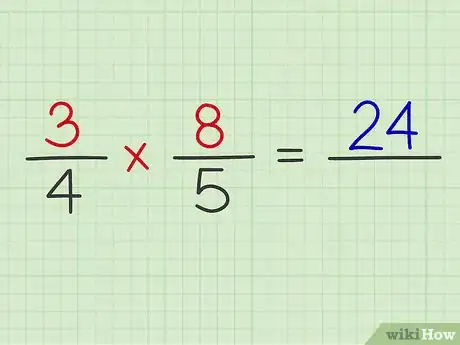 Step 4 把分数的分子相乘。