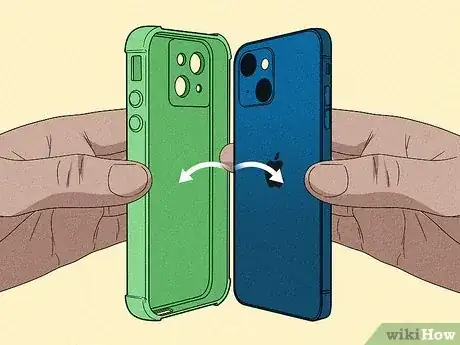 Step 1 取走iPhone和充电器之间的物品。