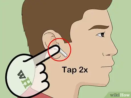 Step 3 轻按两下AirPod。