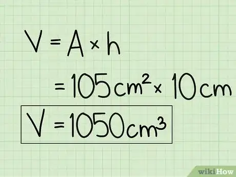 Step 5 用立方单位表示答案： 1050 cm3 