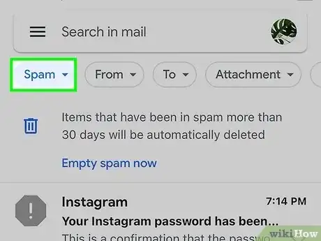Step 1 如果你找不到Facebook发来的验证电子邮件，记得查看一下垃圾邮件文件夹。