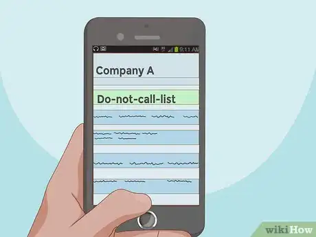 Step 3 把你的电话号码放入特定公司的黑名单。
