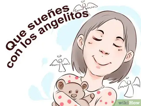 Step 2 "Que sueñes con los angelitos." 用来说“和小天使们一起做梦”