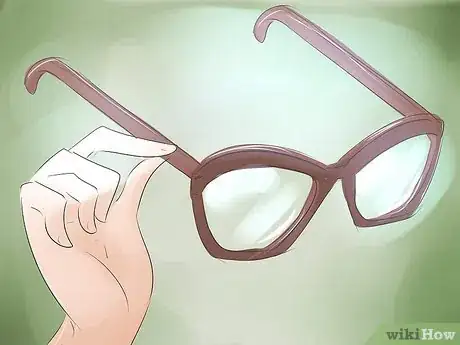 Step 3 戴眼镜。