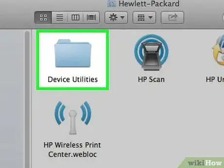 Step 5 点击“设备实用工具”，然后双击“HP Setup Assistant”。