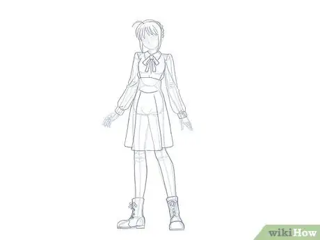 Step 4 添加头发，衣服和装饰品。