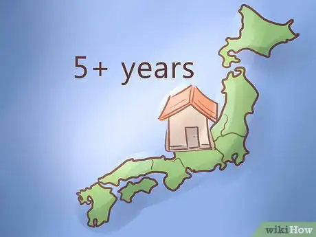 Step 1 在日本连续五年以上拥有固定住所。