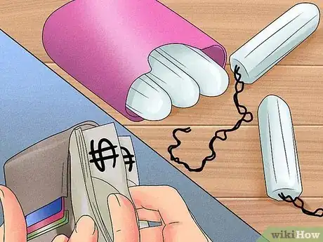 Step 1 购买月经棉塞。