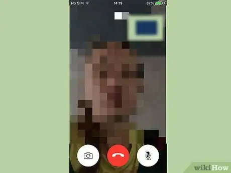 Step 4 使用FaceTime和你的朋友进行通话。