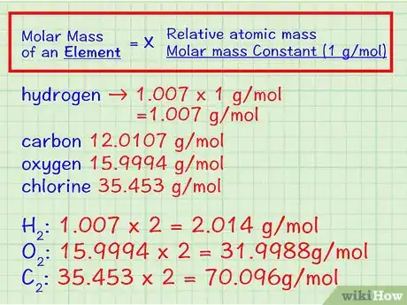 Step 3 用相对原子质量乘以摩尔质量常数。