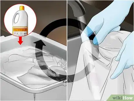 Step 5 如果衣服上仍有污渍，就重复处理过程。