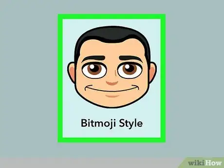 Step 6 选择Bitmoji风格。