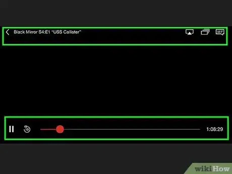 Step 2 点击Chromecast设备上的屏幕来显示播放控件。