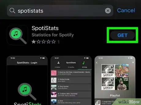 Step 1 从App Store或Play商店下载Spotistats应用。