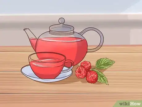 Step 4 喝覆盆子叶茶。