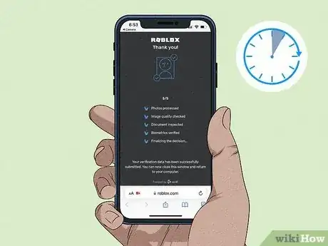 Step 11 等待Roblox验证你的身份。