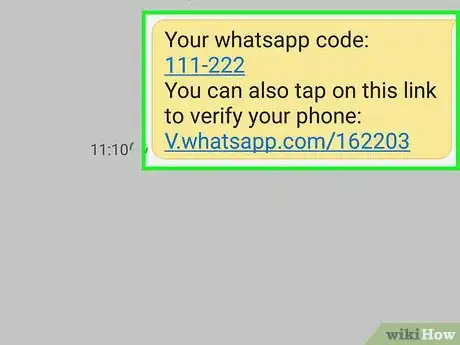 Step 9 点按来自WhatsApp的消息。