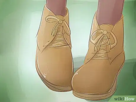 Step 6 挑选合适的鞋子。