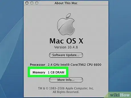 Step 1 确保Mac电脑可以运行OS X 10.6系统。